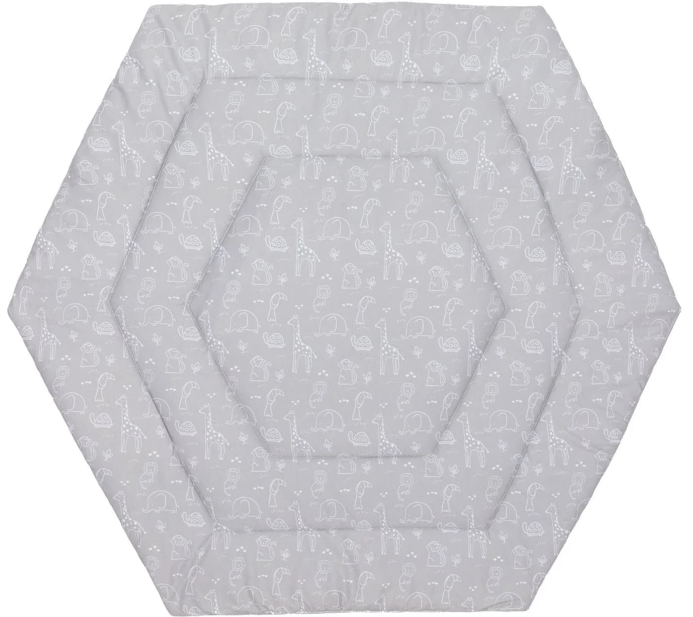 Fillikid Laufgittereinlage 6-eck Jersey Grau - Bild 2
