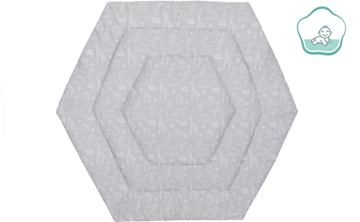 Fillikid Laufgittereinlage 6-eck Jersey Grau - Bild 4