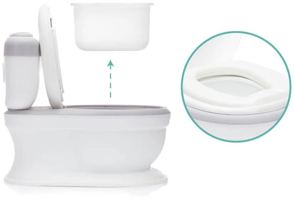 FILLIKID Mini Toilette Marlin Grau/Weiß mit Soundeffekt - Bild 5