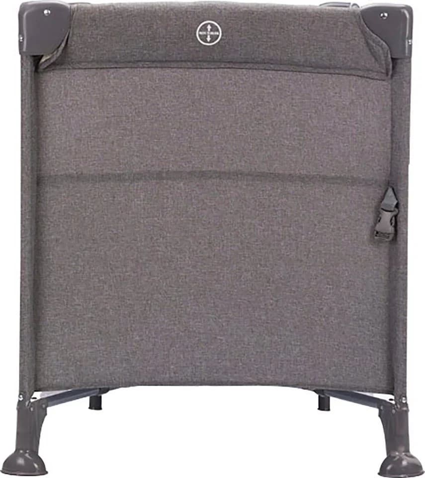 FILLIKID Porto Baby-Reisebett Grau Melange Beistellbett