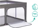 Fillikid Laufgitter Rio XL Grau Aluminium-Rahmen Seiteneinstieg Bild 3