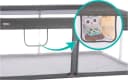 Fillikid Laufgitter Rio XL Grau Aluminium-Rahmen Seiteneinstieg Bild 4