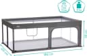 Fillikid Laufgitter Rio XL Grau Aluminium-Rahmen Seiteneinstieg Bild 5