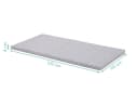 Fillikid Reisebettmatratze 4 cm grau 100% Baumwolle Bild 1