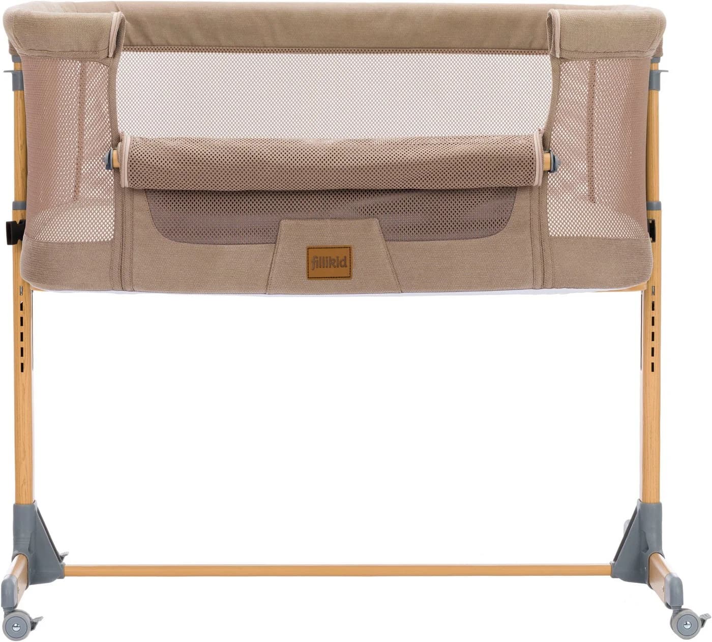 Beistellbett FILLIKID Air caramel inkl. Rollen - Bild 3
