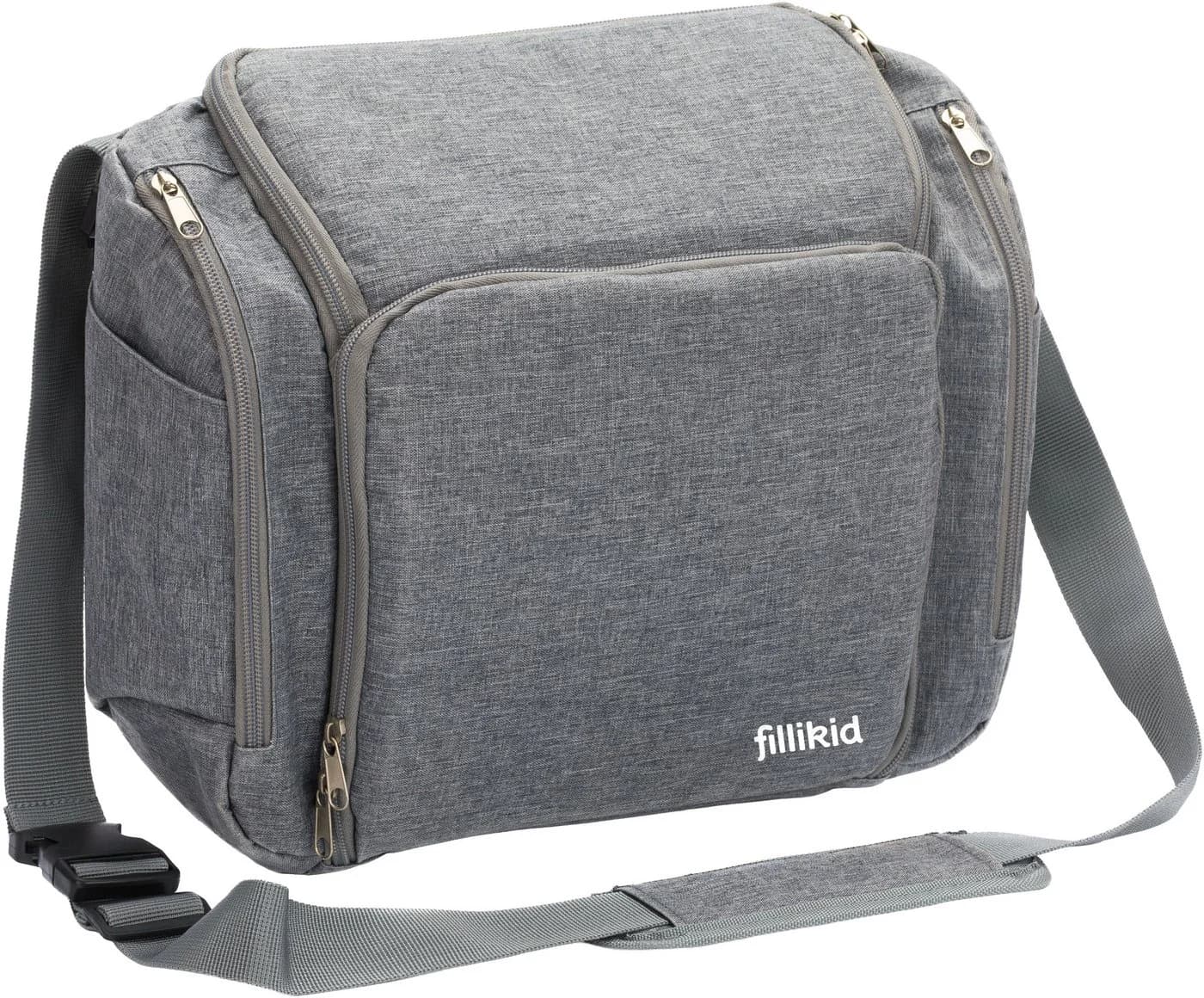 Fillikid Reise-Sitzpolster Grau Multifunktionale Wickeltasche mit Sitzerhöhung - Bild 3