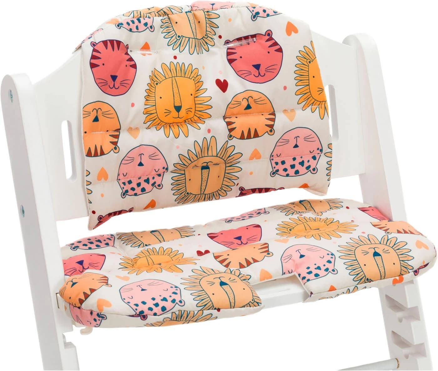 FILLIKID Kinder-Sitzauflage Löwe Weiß Polyester für Hochstuhl Pia - Bild 4