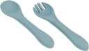 Fillikid Kindergeschirr-Set Silikon 4-tlg. Blau mit Saugboden Bild 5