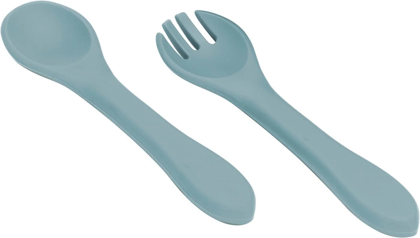 Fillikid Kindergeschirr-Set Silikon 4-tlg. Blau mit Saugboden - Bild 5