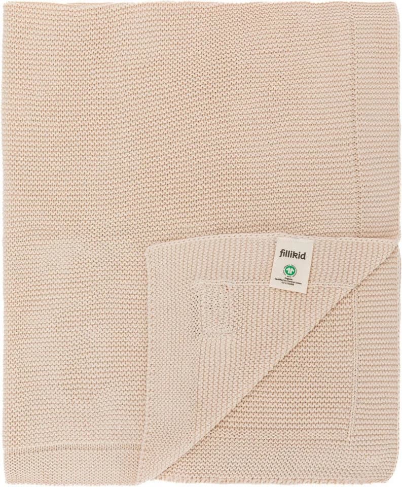 Fillikid Babydecke Strick Beige Baumwolle - Bild 3