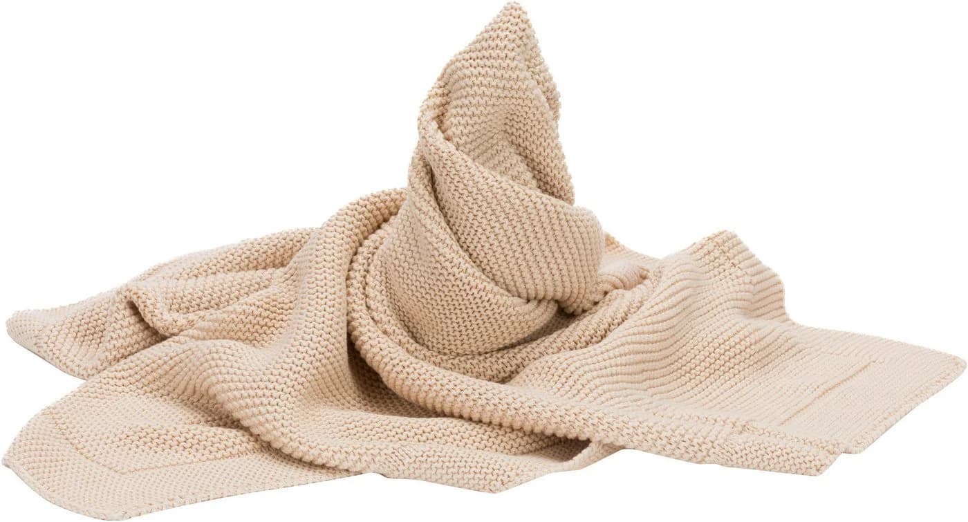 Fillikid Babydecke Strick Beige Baumwolle - Bild 5