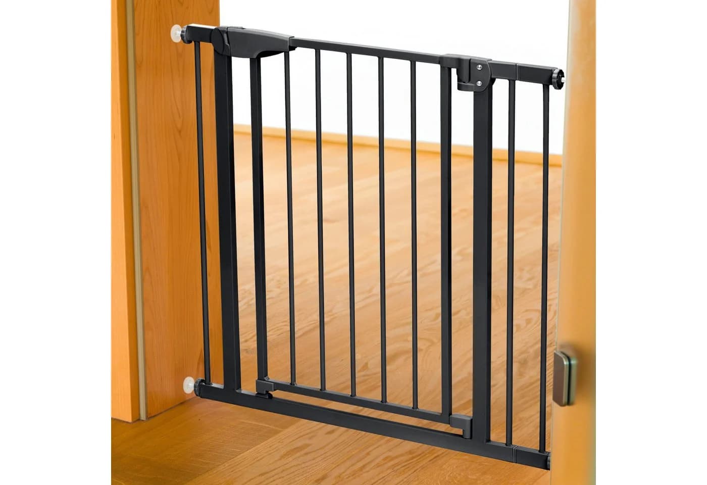 Fillikid Türschutzgitter Autoclose Schwarz Metall - Bild 3