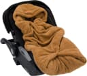 Einschlagdecke Dinara Braun Teddyplüsch Fillikid für Autositz Gr. 0 oder Kinderwagen Bild 1