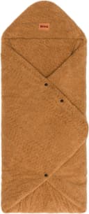Einschlagdecke Dinara Braun Teddyplüsch Fillikid für Autositz Gr. 0 oder Kinderwagen Bild 2