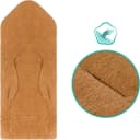 Einschlagdecke Dinara Braun Teddyplüsch Fillikid für Autositz Gr. 0 oder Kinderwagen Bild 5