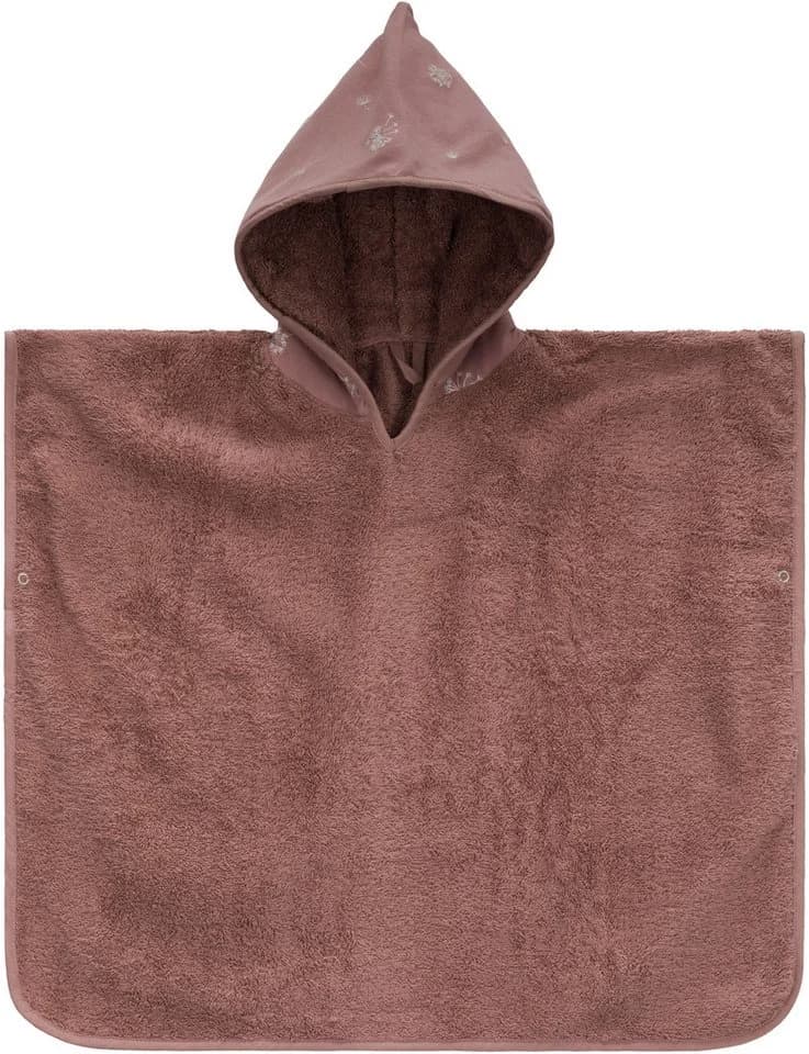 Fillikid Badeponcho Badetuch rosa mit Kapuze und Print - Bild 2