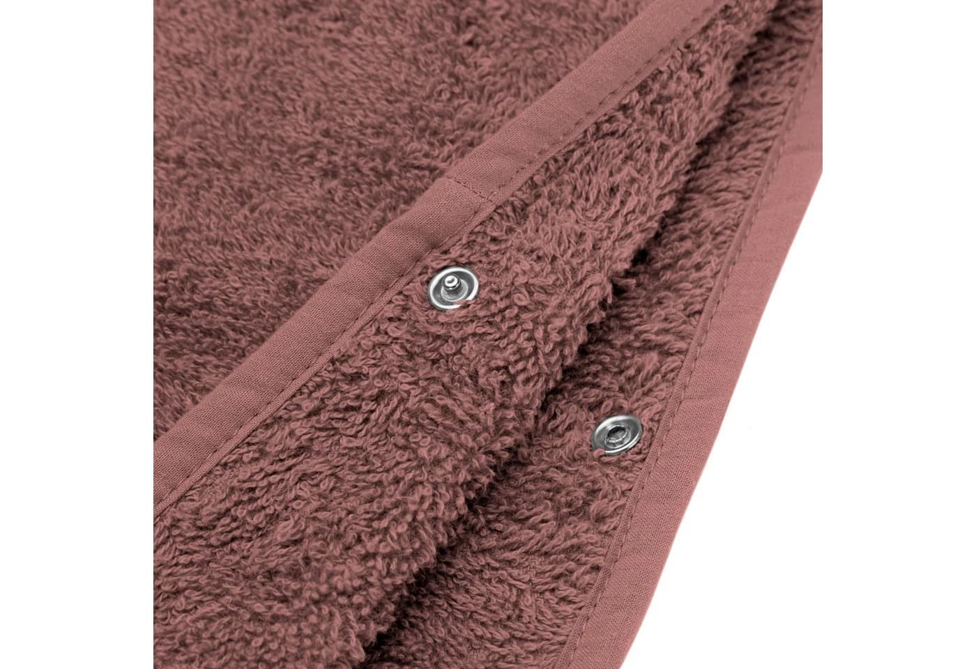 Fillikid Badeponcho Badetuch rosa mit Kapuze und Print - Bild 3