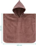 Fillikid Badeponcho Badetuch rosa mit Kapuze und Print Bild 5