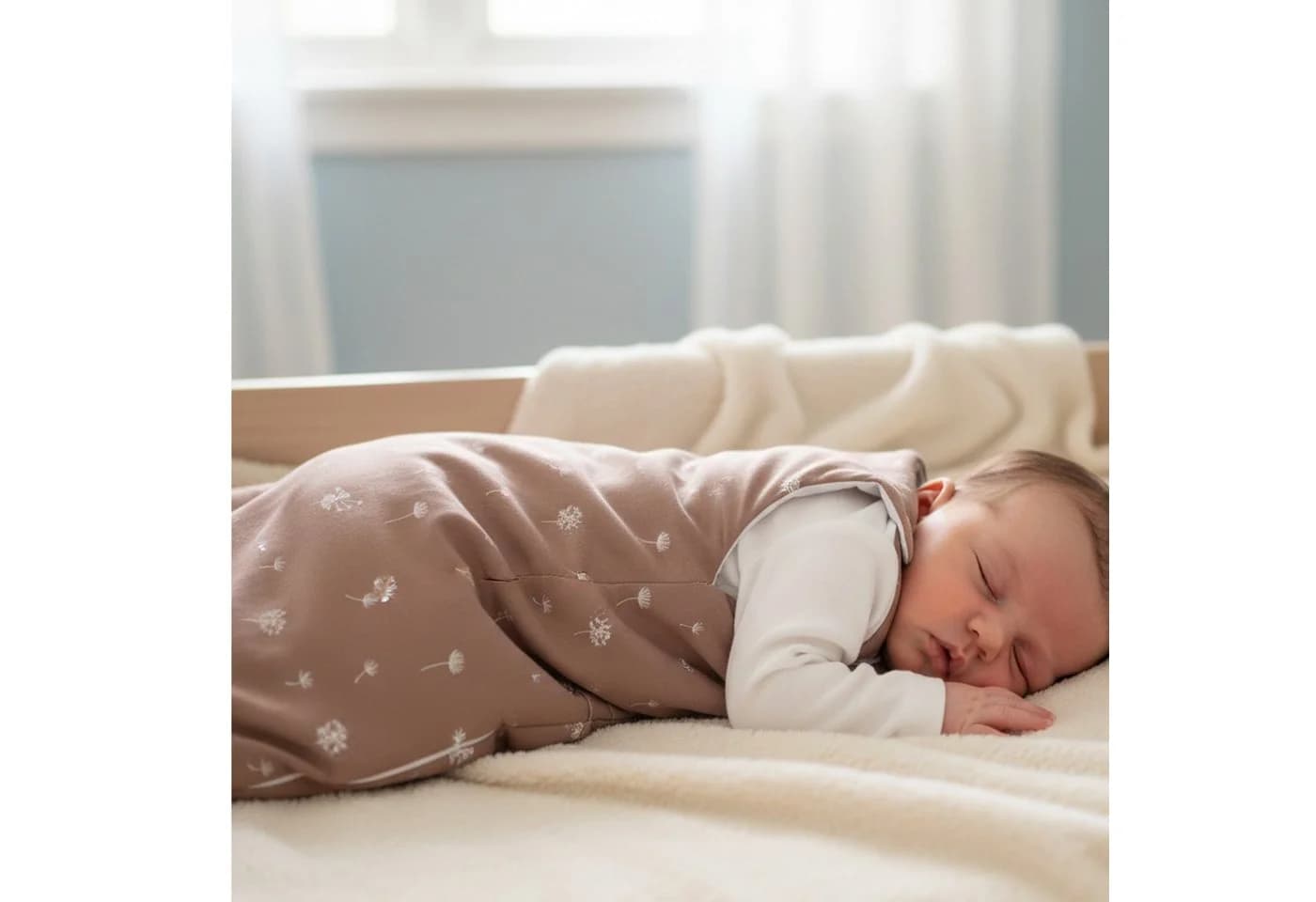 Fillikid Babyschlafsack wattiert, rund, 70 cm, für das ganze Jahr und Raumtemperaturen von 15-21°C