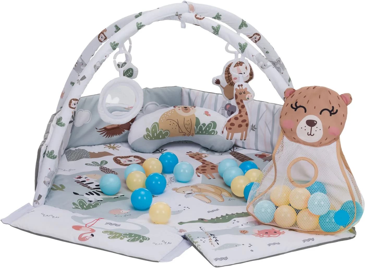 Fillikid Spielbogen Aktivbogen Spielematte mit Bällen Wildlife - Bild 2