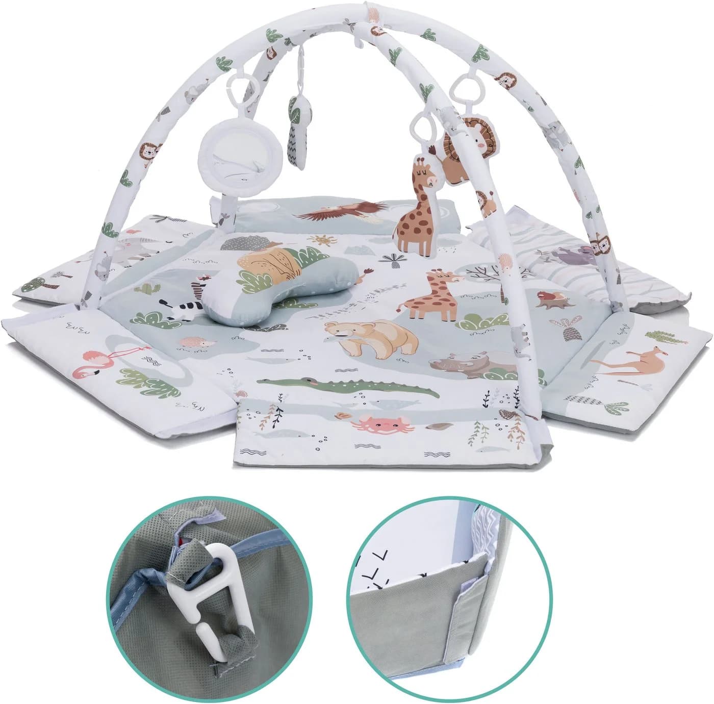 Fillikid Spielbogen Aktivbogen Spielematte mit Bällen Wildlife - Bild 4