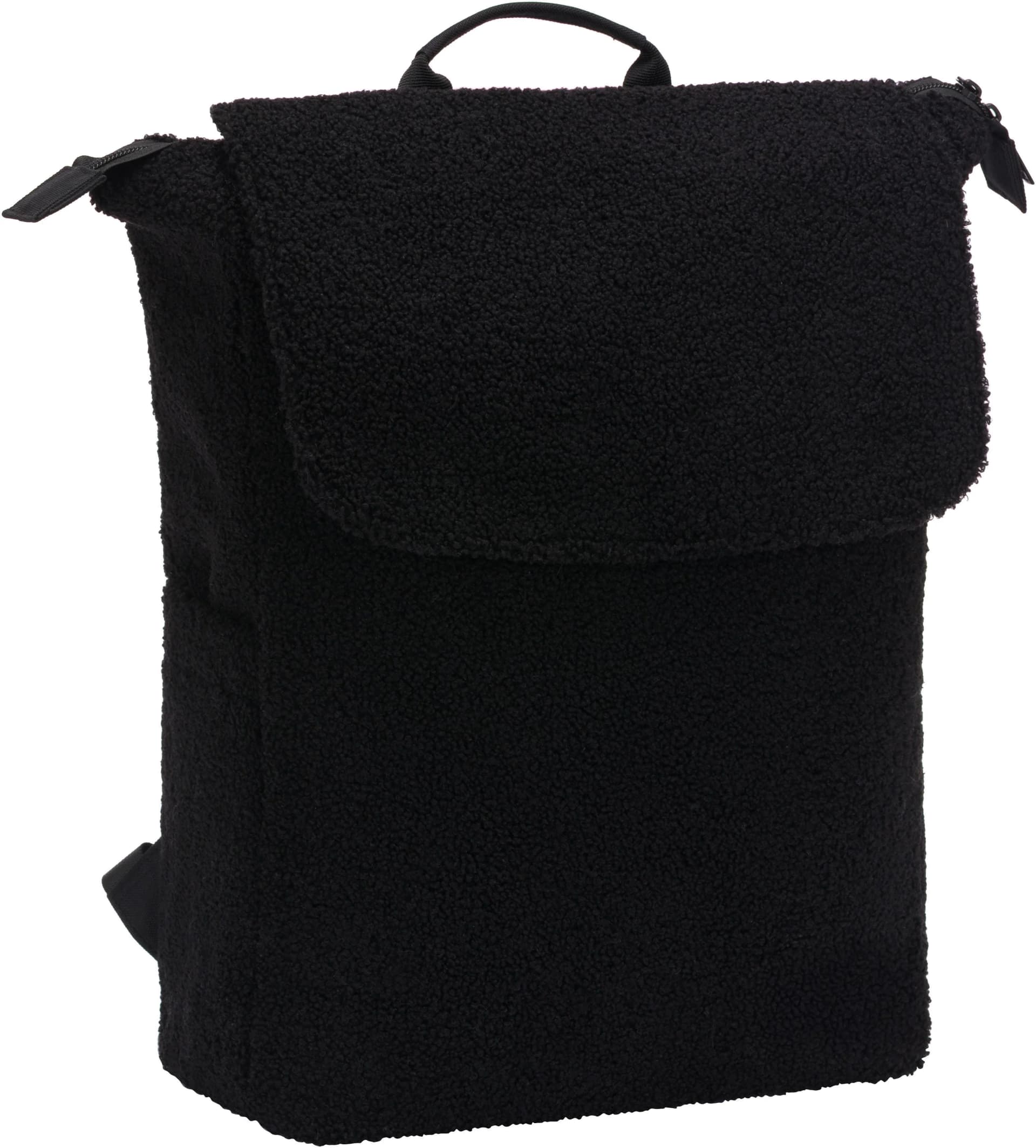 Wickelrucksack FILLIKID 'Teddy' - Schwarz, Polyester, inkl. Wickeltunterlage