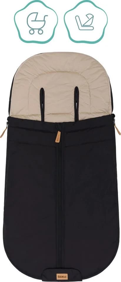 Fillikid Fußsack Light Trend Schwarz - Bild 3