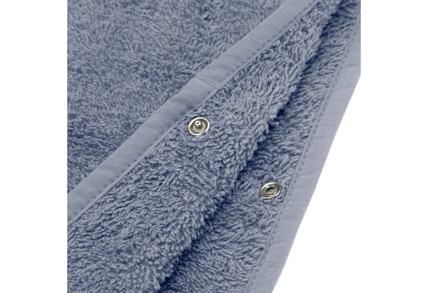 Fillikid Badeponcho Badetuch mit Kapuze Baumwolle blau - Bild 3