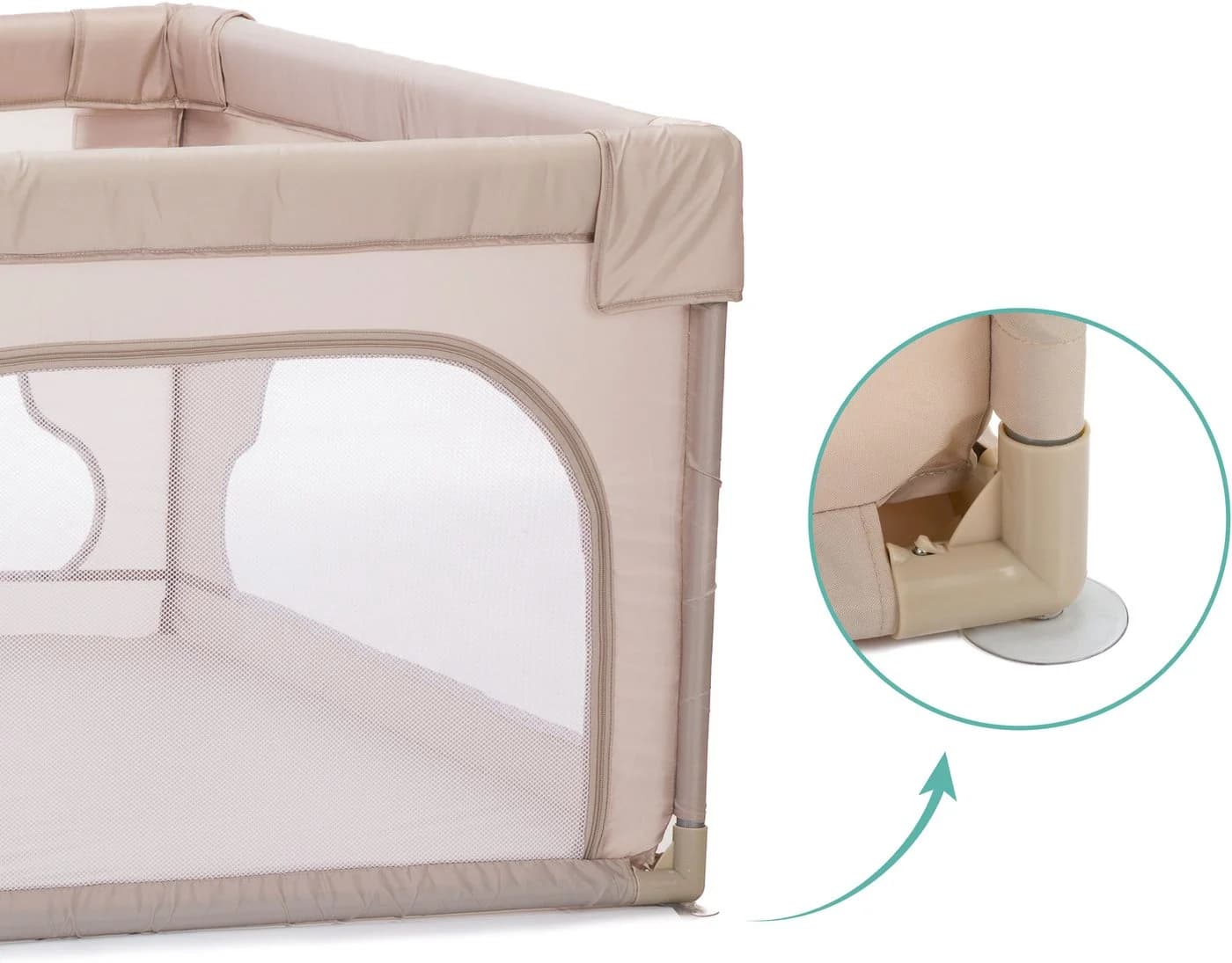 Fillikid Laufgitter Perth Beige mit Transporttasche - Bild 5
