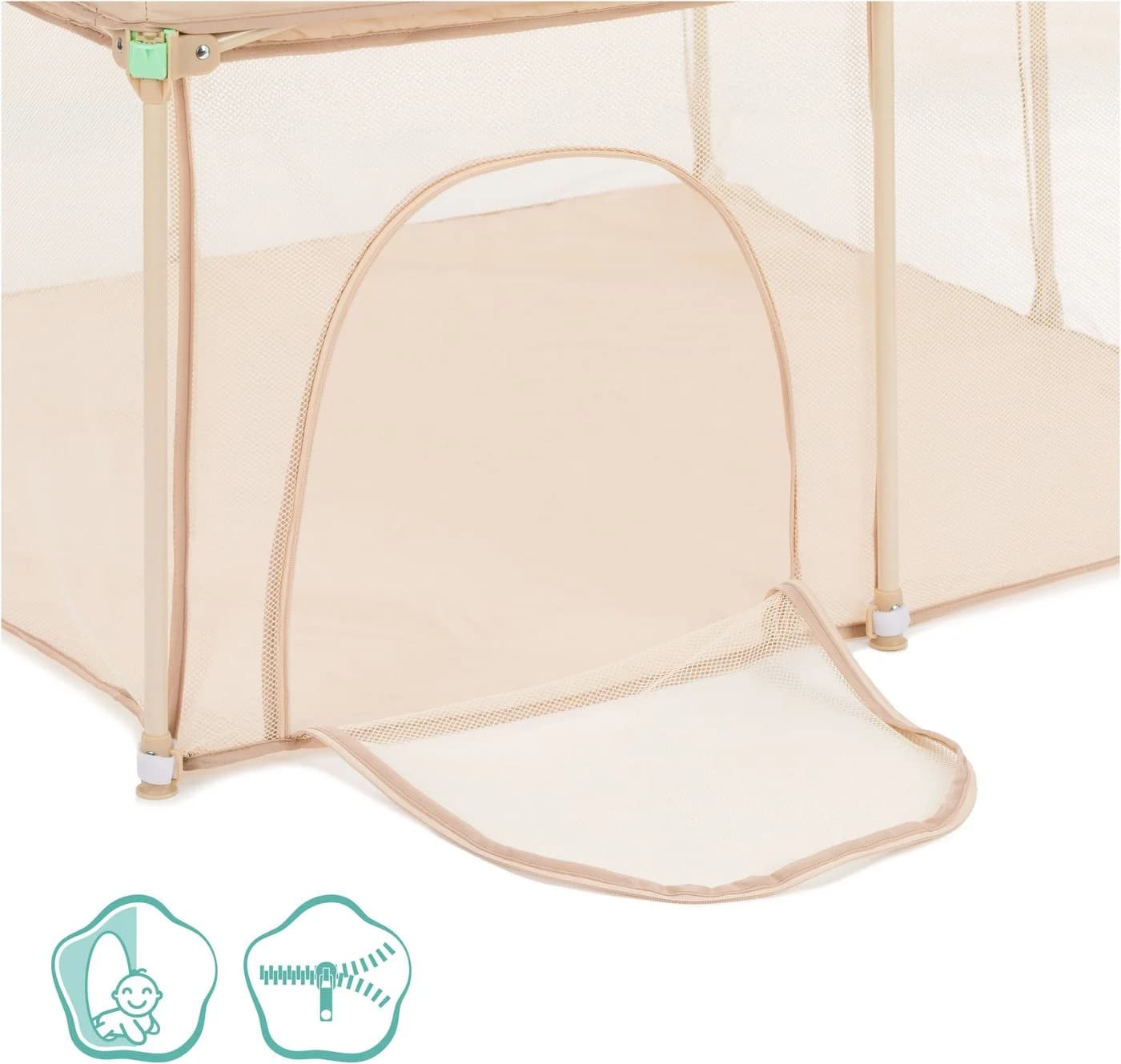 Fillikid Laufgitter Dubai Beige mit Transporttasche - Bild 4