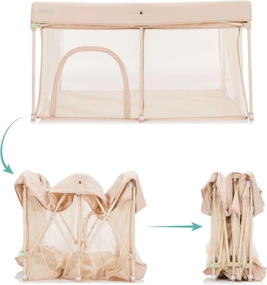 Fillikid Laufgitter Dubai Beige mit Transporttasche - Bild 5