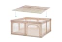 Fillikid Laufgitter Malta 150x150 cm mit Boden Natur Bild 5