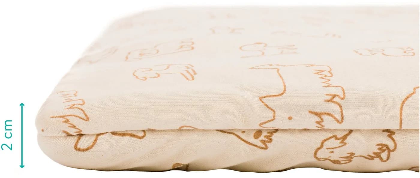 Fillikid Laufgittereinlage Jersey groß beige für Laufstall BS-06 - Bild 3