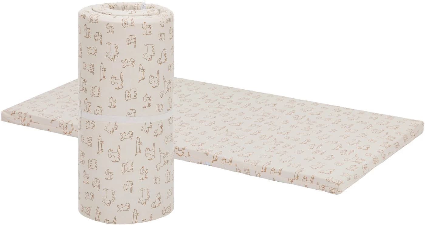 Fillikid Reisebett-Matratze gerollt 120x60 cm beige - Bild 2