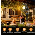 Clanmacy LED Gartenstrahler 4W IP65 Warmweiß Bild 3