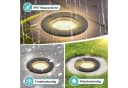 Clanmacy Gartenstrahler 3W LED Bodenleuchte Schwarz IP67 Bild 5