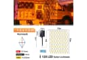 Clanmacy LED-Lichternetz Solar mit 8 Modi und Fernbedienung Bild 1