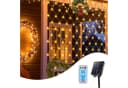 Clanmacy LED-Lichternetz Solar mit 8 Modi und Fernbedienung Bild 2