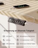 HOMALL Schreibtisch Höhenverstellbarer mit Gedächtnis und Sitzerinnerung Bild 4