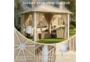 GUNJI Pavillon 3,3x3,3m wasserdichtes Gartenzelt Patio Gazebo Partyzelt Bild 1