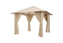 GUNJI Pavillon 3,3x3,3m wasserdichtes Gartenzelt Patio Gazebo Partyzelt Bild 3