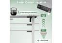 HOMALL Schreibtisch Höhenverstellbar mit 3-Buchsen und 2-USB-Ports mit kabellosem Laden Bild 5