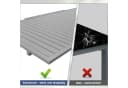 HOMALL Gartentisch Aluminium Ausziehtisch Garten-Essgruppe Grau Bild 3