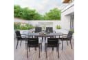 HOMALL Aluminium Garten-Essgruppe Ausziehtisch 160/260cm Bild 1