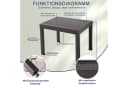 HOMALL Aluminium Garten-Essgruppe Ausziehtisch 160/260cm Bild 3