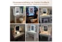 HOMALL Schminktisch mit LED-Beleuchtung und Stauraum Bild 3