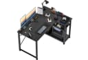 GUNJI Eckschreibtisch Umkehrbarer L-förmiger Computer Schreibtisch mit Hutch Bild 2