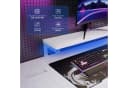 HOMALL Eckschreibtisch 170cm U-förmig mit LED-Monitorhalterung Bild 5