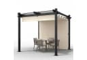 GUNJI Pergola 3x3/3x4m Winterfest mit Schiebedach Bild 1