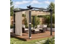 GUNJI Pergola 3x3/3x4m Winterfest mit Schiebedach Bild 3
